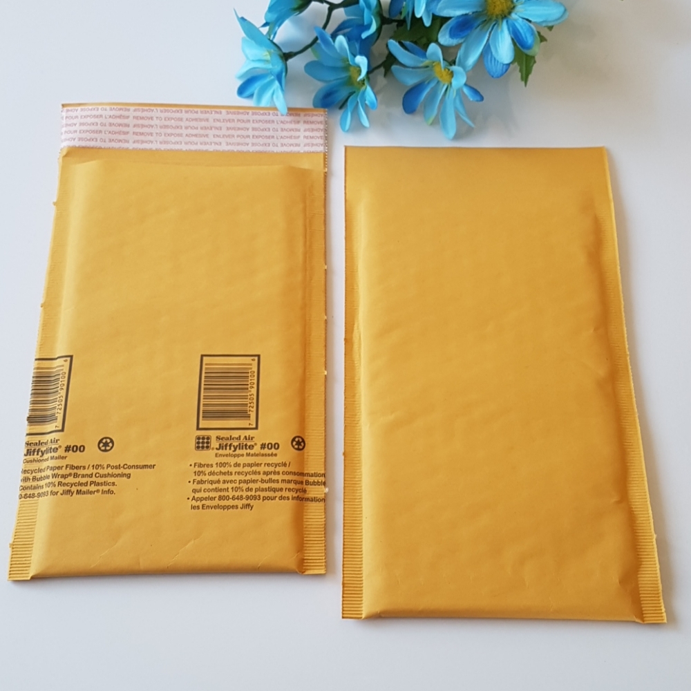 20 pcs Kraft Bubble Envelopes 5X9" inches